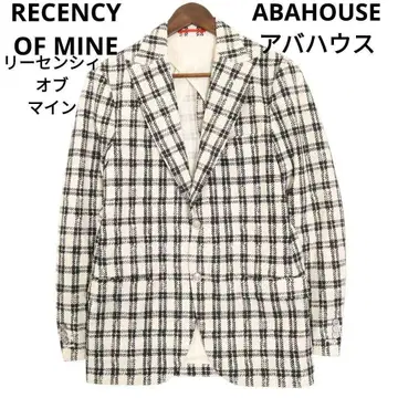ABAHOUSE 아바하우스 체크 테일러드 자켓 남성용