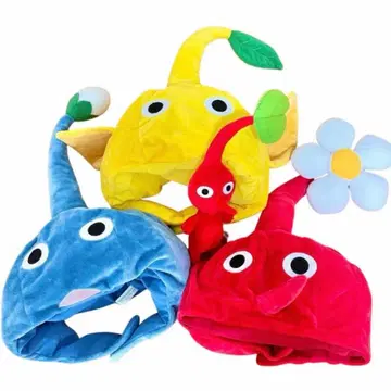 피크민 변신 캐릭터 모자 3종 세트