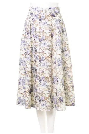 알라만다/INGNI 꽃무늬 미디 스커트 겨울 의류 스나계