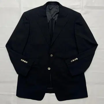 컨디션 최상 옥스퍼드 자켓 네이비 은색 버튼 Super100 AB5