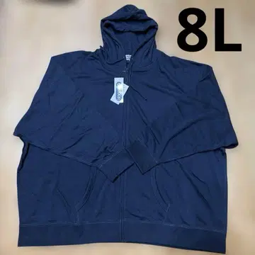 OUTDOOR 풀 집업 후드티 네이비 사이즈 8L