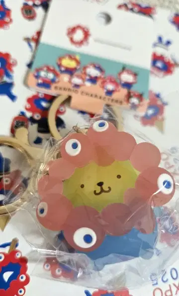 미야쿠미야쿠 산리오 클리어 컬러 키링 [ 폼폼푸딩 ]