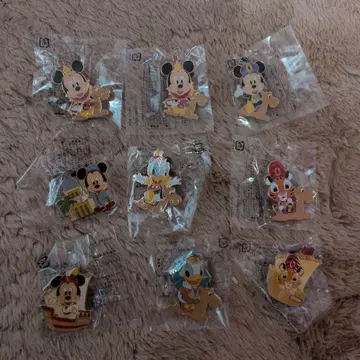 미사용 새상품 디즈니 핑 배지 9개 세트
