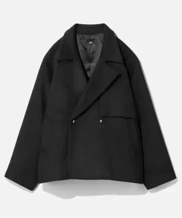 HARE 울 트렌치 블루종