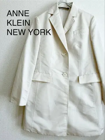 ANNE KLEIN 언클라인 아이보리 체스터 코트 L 사이즈 가을 겨울용