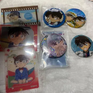 명탐정 코난 에도가와 코난 괴도 키드 필름풍 카드 캔뱃지