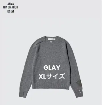 UNIQLO x 아냐 캐시미어 크루넥 스웨터 XL