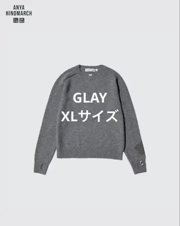 [ 새상품급 ] UNIQLO x 아냐 캐시미어 크루넥 스웨터 XL