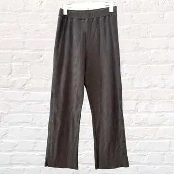 LOWRYS FARM 로리즈팜 리브 니트 와이드 팬츠 플레어