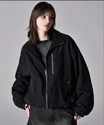 블랙 플리스 자켓