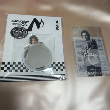 SnowMan 굿즈 ON 클리어 스티커 미러 스티커 라울