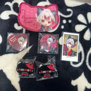 악마 집사와 검은 고양이 난자타운 아몬 특전 네임 배지 캔뱃지 카드