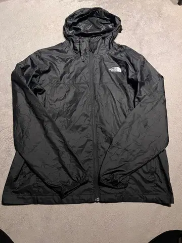 새상품급 The North Face 후드 부착 나일론 자켓 L 블랙