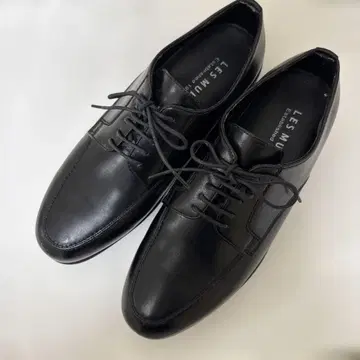 LES MUES 블랙 드레스 신발