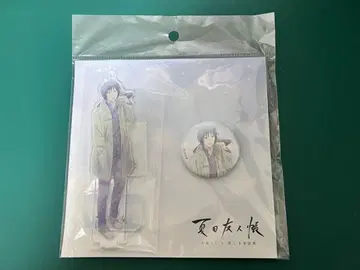 나츠메 우인장 돌을 일으키는 자와 수상한 방문자 아크릴 스탠드 캔뱃지