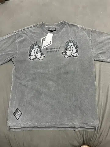 GALFY CRUTCH BRAND 그레이 티셔츠