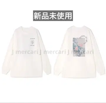 LAVANDA 여성용 포토론T 긴팔 셔츠 WHITE 화이트