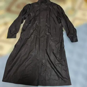 실크 100% 롱 코트