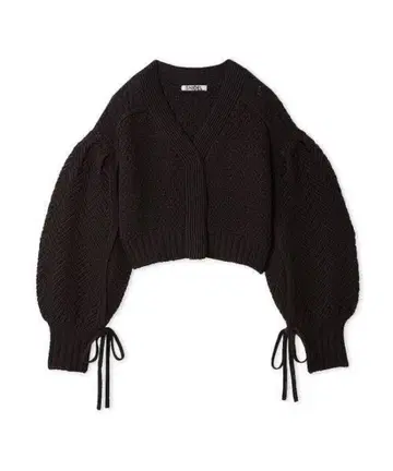 snidel 크롭 블랙 가디건