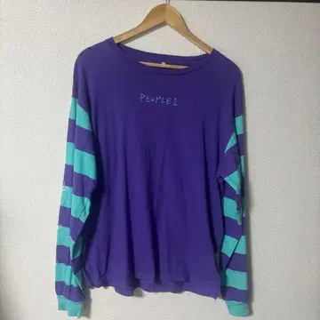 PEOPLE 1 긴팔 셔츠 보라색