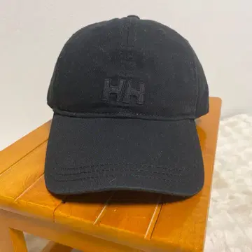 헬리한센 HH 로고 자수 블랙 캡