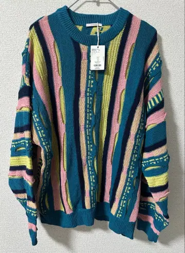 멀티 패턴 3D 니트 풀오버