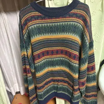 구제 의류 80s 알파카 니트 스웨터