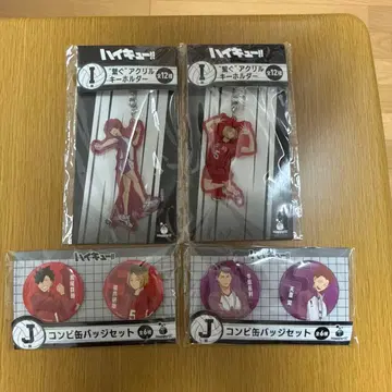 하이큐 아크릴 키링&캔뱃지