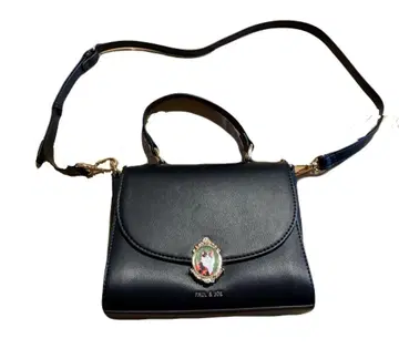 컨디션 최상 폴앤조 2way 핸드백 숄더백 블랙