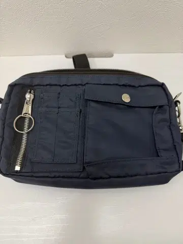 ALPHA INDUSTRIES 숄더백 네이비 사용감 있음