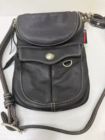 DEGNER 데그너 천연 가죽 숄더백 미니백 바이커 가죽