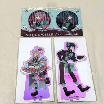 수호캐릭터 애니메이트 카페 아크릴 스탠드 캔뱃지