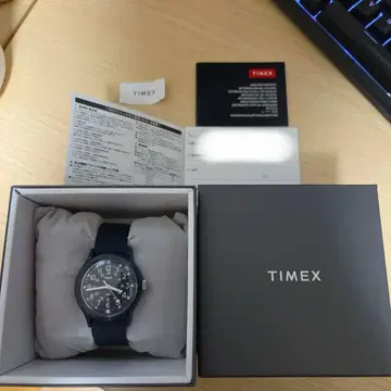 TIMEX 오리지널 캠퍼 네이비 한 번 사용한 새상품급