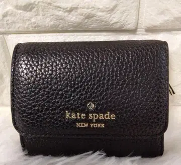 컨디션 최상 kate spade 블랙 미니 3단 폴더형 지갑