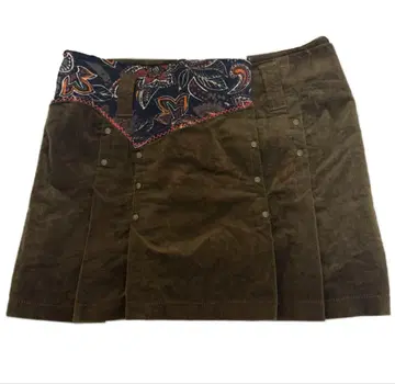 y2k 00s archive itimi 미니 스커트 벨로아