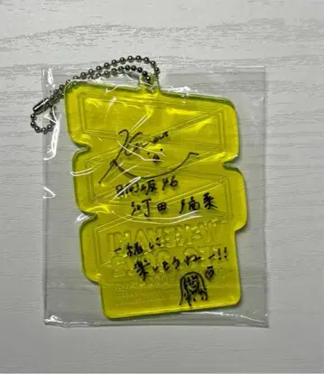 히나타자카46 카와타 히나 친필 사인 키링