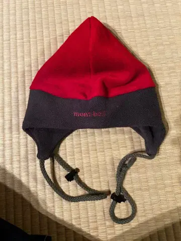 몽벨 y2k 플리스 모자