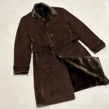 Mossimo faux mouton belted fur coat
