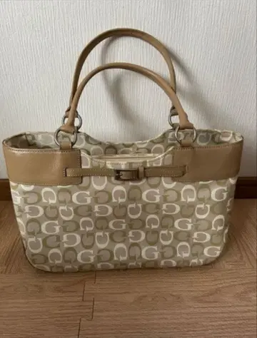 guess 로고 프린트 핸드백