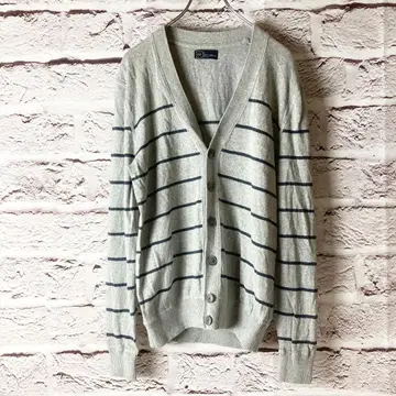 z2264: GAP 가디건 보더 그레이 S
