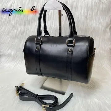 [ 새상품급 ] 에네스베 미니 보스턴 백 숄더백 2way 가죽