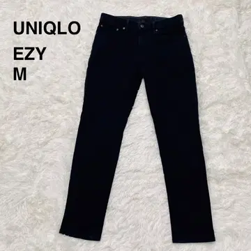 유니클로 EZY 청바지 슬림핏 스키니 데님 M 블랙 남성용