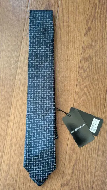 아르마니 넥타이 퓨어 실크 자카드 마이크로 패턴 새상품