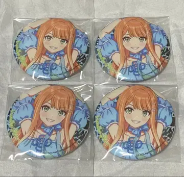 학원 아이돌 마스터 학마스 수족관 캔뱃지 청하 4점