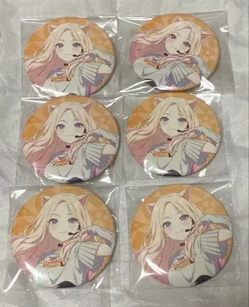 학원 아이돌 마스터 학마네 마네키네코 캔뱃지 호시나 6점