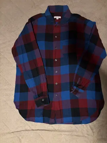 ENGINEERED GARMENTS 여성용 체크 플란넬 셔츠 L 사이즈