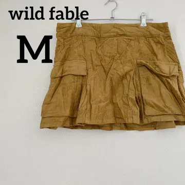 새상품급 wild fable [ M ] 머스타드 코듀로이 스커트
