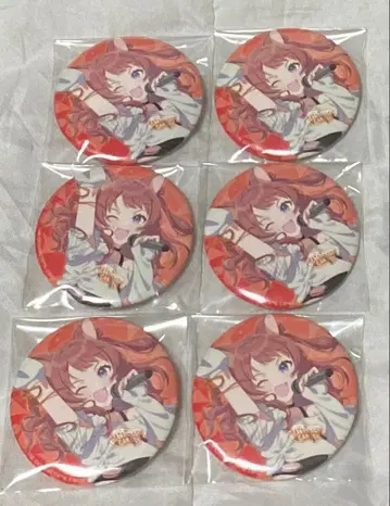 학원 아이돌 마스터 학마스 마네키네코 캔뱃지 사키 6점