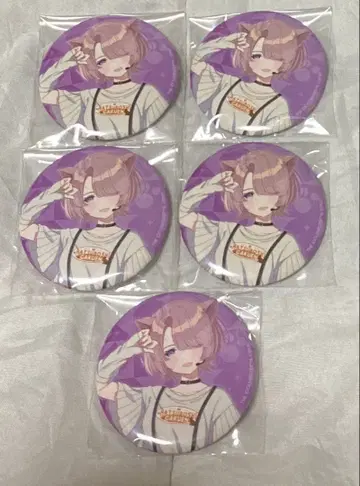 학원 아이돌 마스터 학마스 마네키네코 캔뱃지 마오 5점