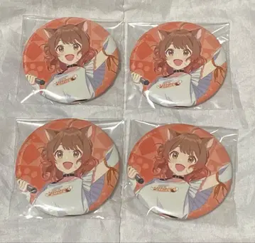 학원 아이돌 마스터 학마네 마네키네코 캔뱃지 유메 4점